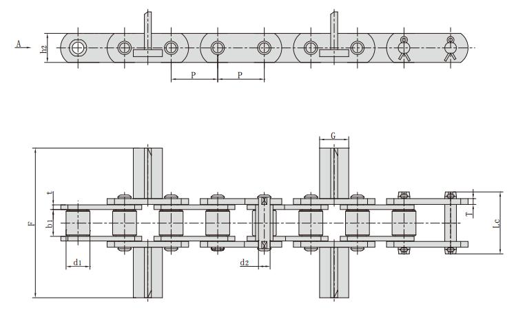 P80F53_<font color='red'><font color='red'>筑路</font><font color='red'>機械</font>鏈</font> 工程鏈條
