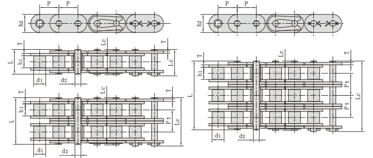 C16A-1_C80-1 直鏈板鏈條
